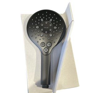 KOHLER Prosecco Multifunction Handheld Showerhead Matte Black Magnetic Docking